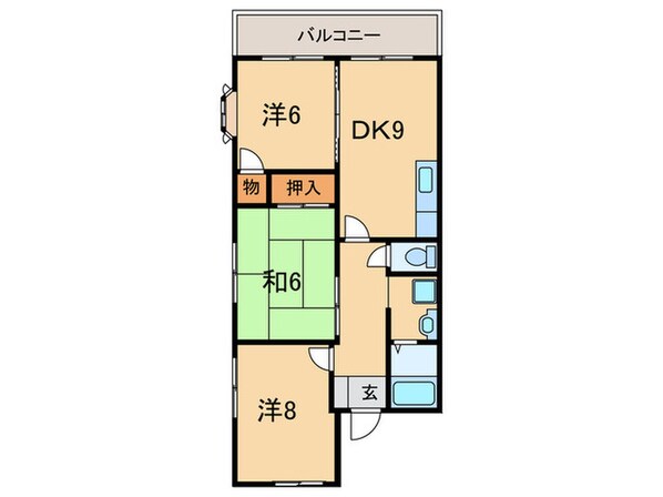 ドゥエル須磨浦の物件間取画像